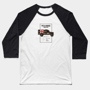 1942 Dodge WC54 Ambulance Baseball T-Shirt